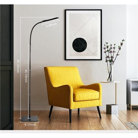 Smart LED Floor Lamp, Standing Lamp Compatible with Alexa Google Home, App RC - Picture 5 of 5